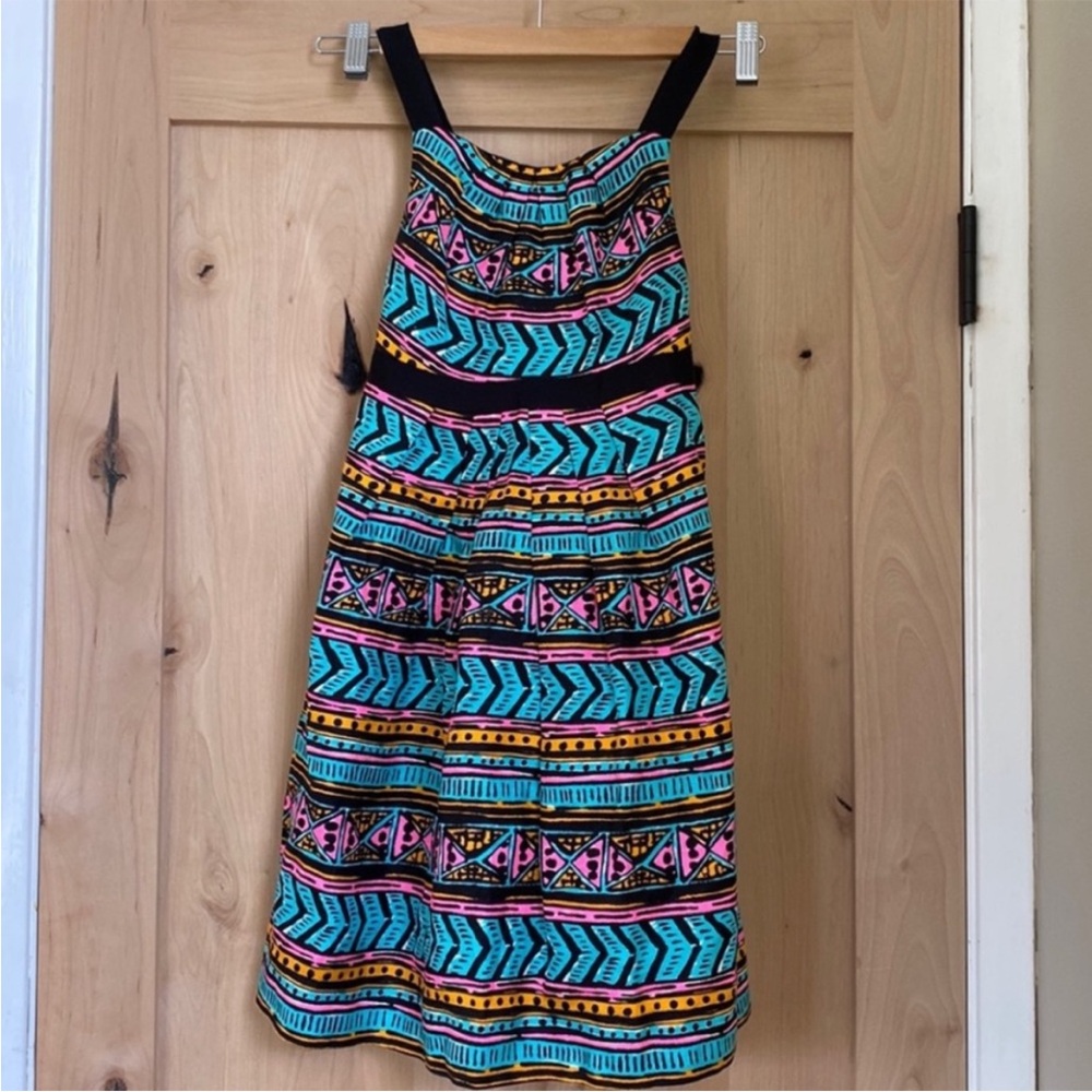 Milly Minis Dress aztec print